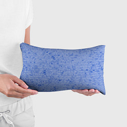 Подушка-антистресс Круг гипнотический синий, цвет: 3D-принт — фото 2