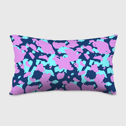 Подушка-антистресс Паттерн с сиреневыми и голубыми пятнами / 3D-принт – фото 2