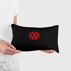 Подушка-антистресс Volkswagen red logo, цвет: 3D-принт — фото 2