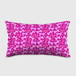 Подушка-антистресс Розовые бантики, цвет: 3D-принт