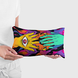 Подушка-антистресс Психоделические руки, цвет: 3D-принт — фото 2