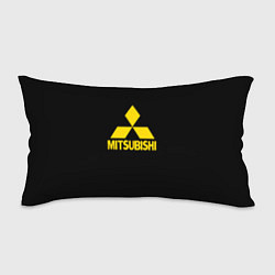 Подушка-антистресс Mitsubishi logo yelow, цвет: 3D-принт