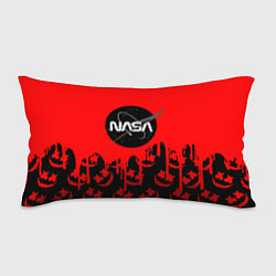 Подушка-антистресс Marshmello x Nasa red, цвет: 3D-принт