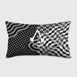Подушка-антистресс Assassins Creed logo game usa, цвет: 3D-принт