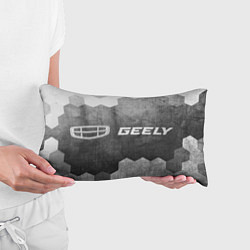 Подушка-антистресс Geely - grey gradient по-горизонтали, цвет: 3D-принт — фото 2