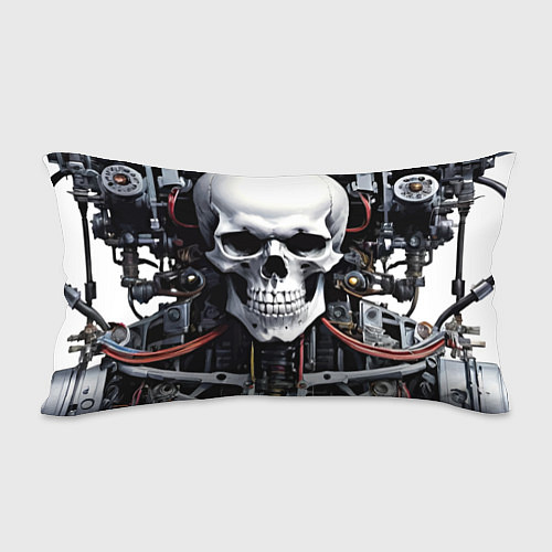 Подушка-антистресс Cyber skull - ai art / 3D-принт – фото 2