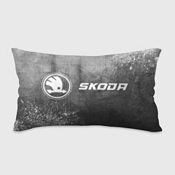 Подушка-антистресс Skoda - grey gradient по-горизонтали, цвет: 3D-принт