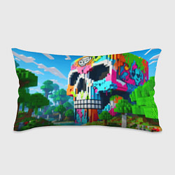 Подушка-антистресс Minecraft skull - ai art fantasy, цвет: 3D-принт