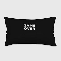 Подушка-антистресс Game over white logo, цвет: 3D-принт