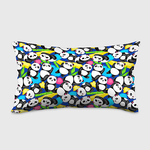 Подушка-антистресс Панды цветной паттерн / 3D-принт – фото 2