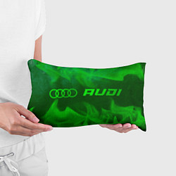 Подушка-антистресс Audi - green gradient по-горизонтали, цвет: 3D-принт — фото 2