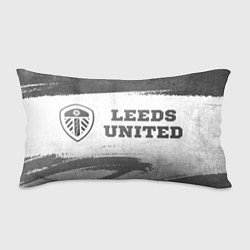 Подушка-антистресс Leeds United - white gradient по-горизонтали, цвет: 3D-принт