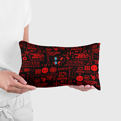 Подушка-антистресс Twenty one pilots pattern rock steel, цвет: 3D-принт — фото 2