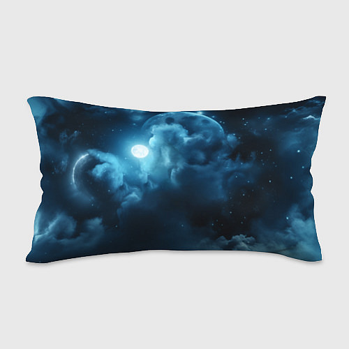 Подушка-антистресс Волк ночное синее небо / 3D-принт – фото 2