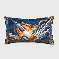 Подушка-антистресс Мозаика ракета