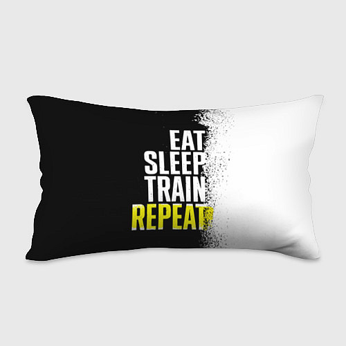 Подушка-антистресс Eat sleep train repeat / 3D-принт – фото 2