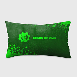 Подушка-антистресс Gears of War - green gradient по-горизонтали, цвет: 3D-принт