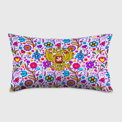 Подушка-антистресс Россия гжель нерб, цвет: 3D-принт