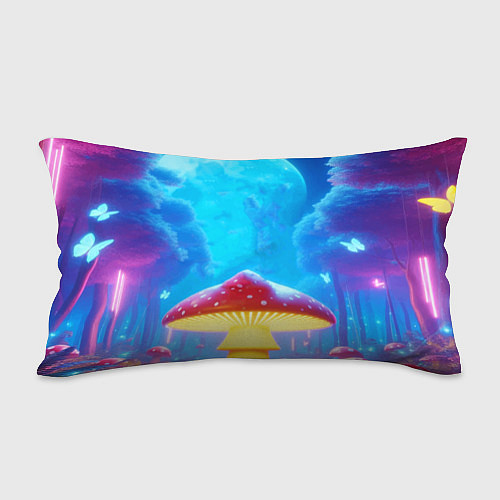 Подушка-антистресс Пмкачу самурай на мухоморе - нейроарт фантазия / 3D-принт – фото 2