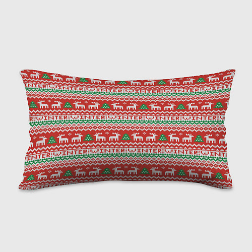 Подушка-антистресс Deer christmas pattern / 3D-принт – фото 2