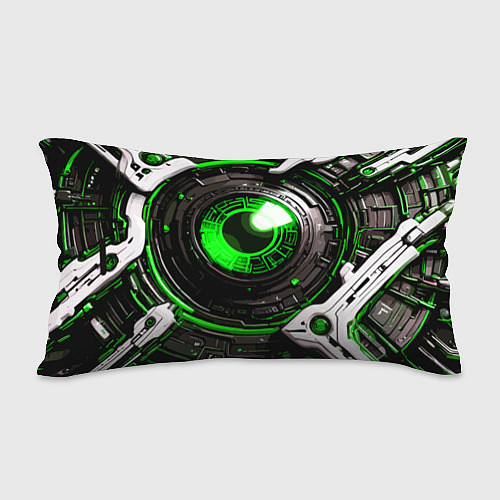 Подушка-антистресс Зелёная сфера киберпанк / 3D-принт – фото 2