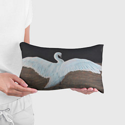 Подушка-антистресс Лебедь белый, цвет: 3D-принт — фото 2