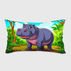 Подушка-антистресс Бегемотик, цвет: 3D-принт