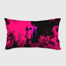 Подушка-антистресс Monster energy fire pink, цвет: 3D-принт
