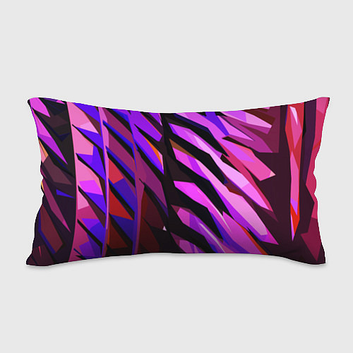 Подушка-антистресс Фиолетово -чёрная абстракция / 3D-принт – фото 2