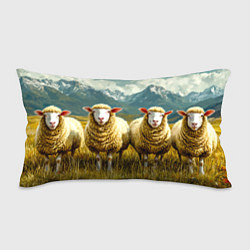 Подушка-антистресс Четыри овцы в горах