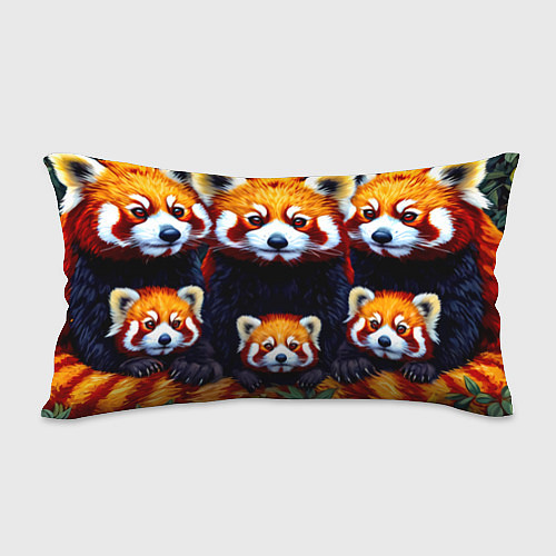 Подушка-антистресс Семья красных панд / 3D-принт – фото 2