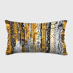 Подушка-антистресс Cyberpunk pattern yellow