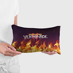 Подушка-антистресс Vermintide 2 Warhammer logo, цвет: 3D-принт — фото 2