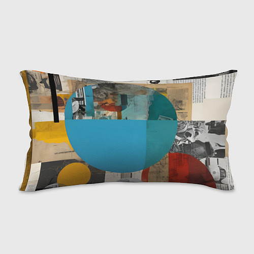 Подушка-антистресс Абстрактный ретро коллаж / 3D-принт – фото 2