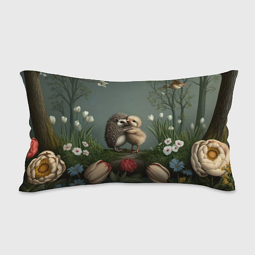 Подушка-антистресс Ежик и цыпленок обнимаются / 3D-принт – фото 2