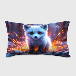 Подушка-антистресс Песец в искрах