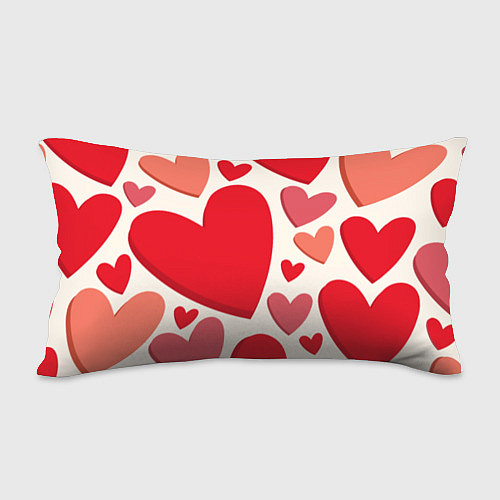 Подушка-антистресс Love you hearts pattern / 3D-принт – фото 2