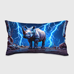 Подушка-антистресс Носорог в разрядах молнии
