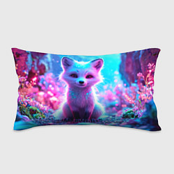 Подушка-антистресс Песец в неоновом свете
