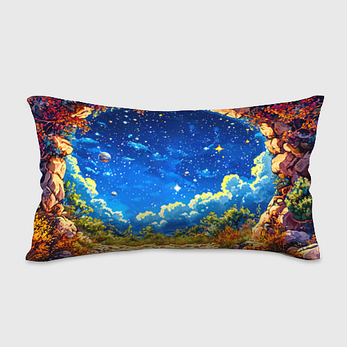 Подушка-антистресс Жираф в звездную ночь / 3D-принт – фото 2