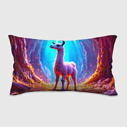 Подушка-антистресс Лама в неоновых лучах