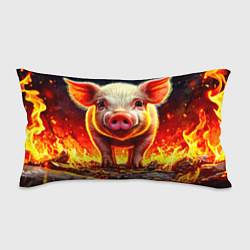 Подушка-антистресс Свинка в огне