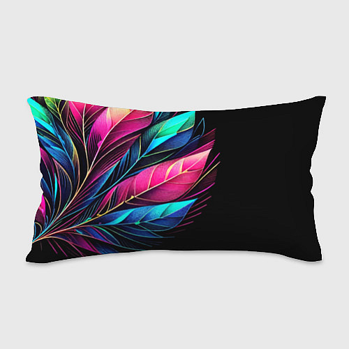 Подушка-антистресс Букет из цветных перьев - неон / 3D-принт – фото 2