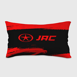 Подушка-антистресс JAC - red gradient по-горизонтали, цвет: 3D-принт