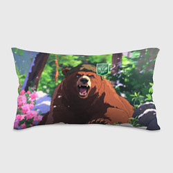 Подушка-антистресс Русский медведь патриот, цвет: 3D-принт