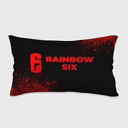 Подушка-антистресс Rainbow Six - red gradient по-горизонтали, цвет: 3D-принт