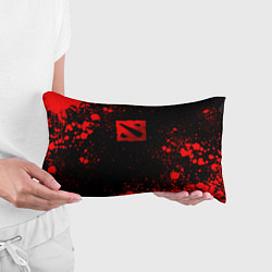 Подушка-антистресс Красные брызги - Dota 2, цвет: 3D-принт — фото 2