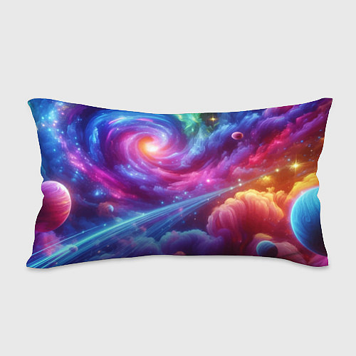 Подушка-антистресс Neon space fantasy / 3D-принт – фото 2