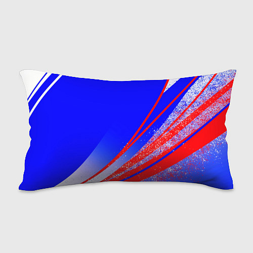 Подушка-антистресс Герб России на фоне цветов флага государства / 3D-принт – фото 2