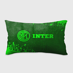 Подушка-антистресс Inter - green gradient по-горизонтали, цвет: 3D-принт